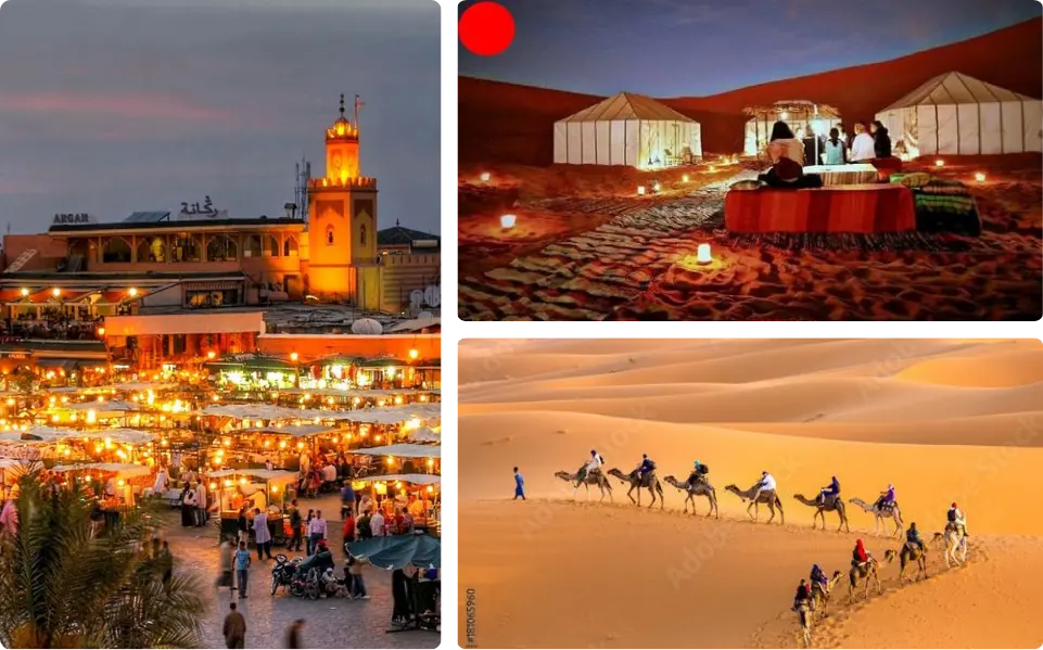 highlights of 4 days tour from casablanca