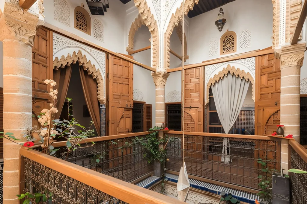 Moroccan riad interior