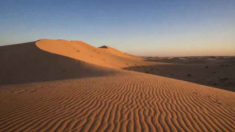 erg chebbi dunes in the sahara desert