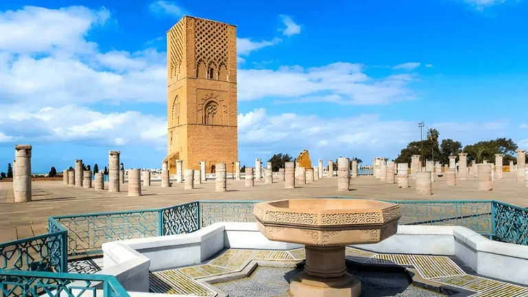 hassan tower in rabat morocco