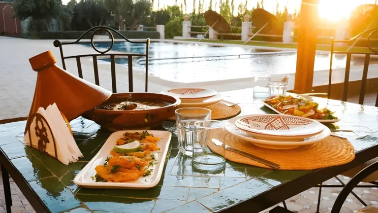 moroccan tagin in a restaurant in rabat