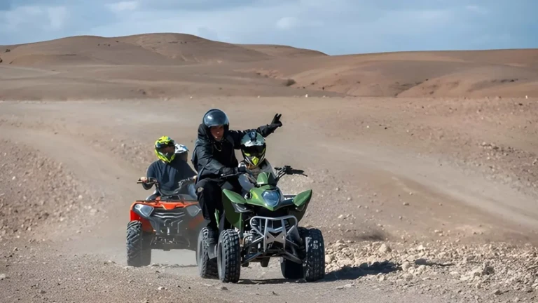 quad in agafay desert morocco