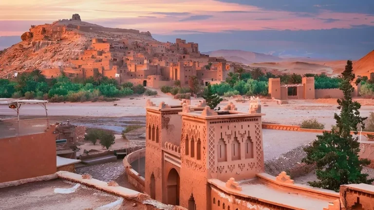 the old clay kasbah ait ben haddou in ouarzazte morocco