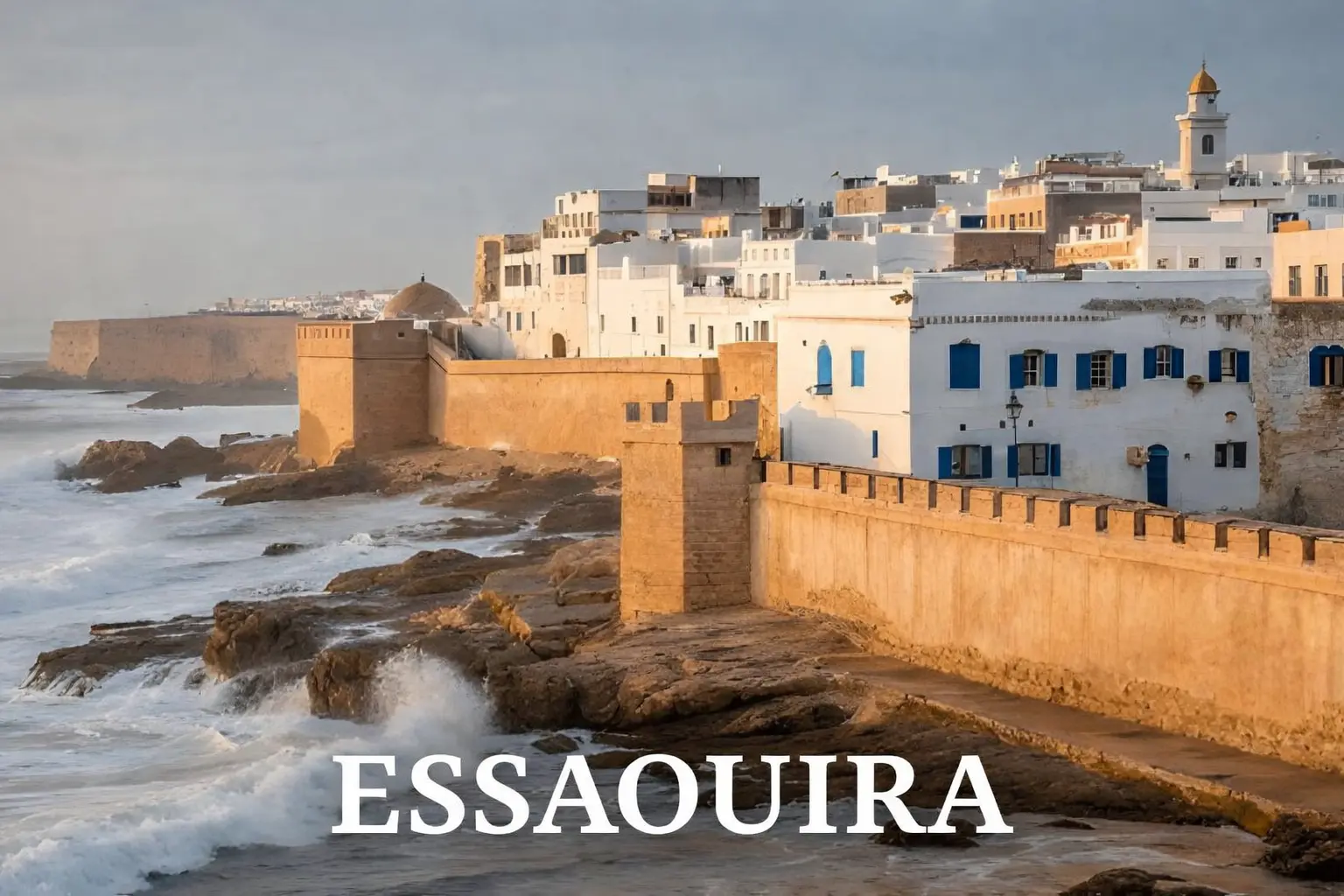 coastal beauty of essaouira at sunset