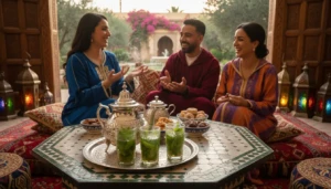 authentic moroccan mint tea