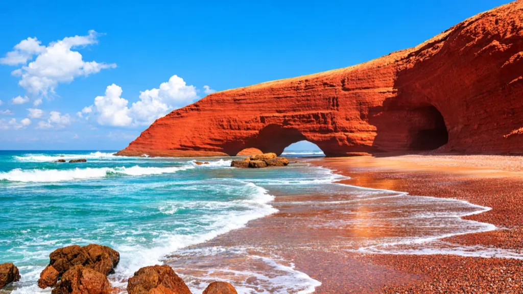 legzira beach stone arch