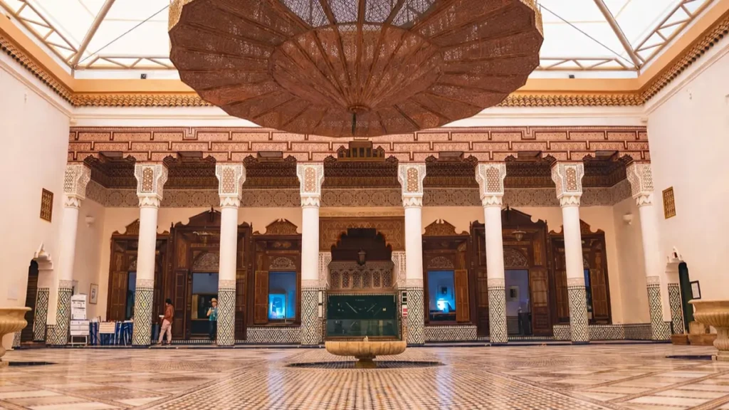 marrakech museum central courtyard