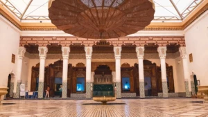 marrakech museum central courtyard