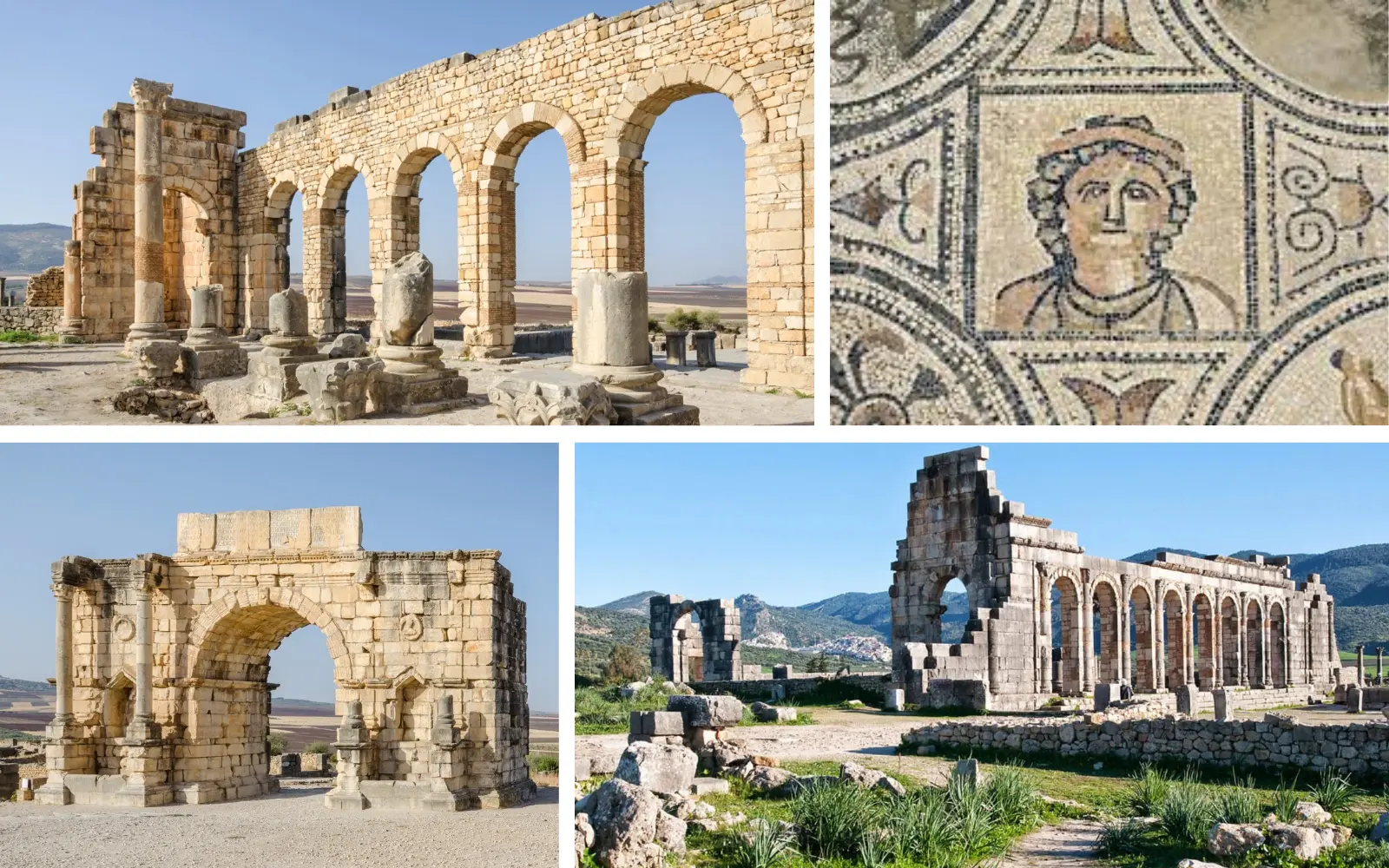 volubilis morocco ruins